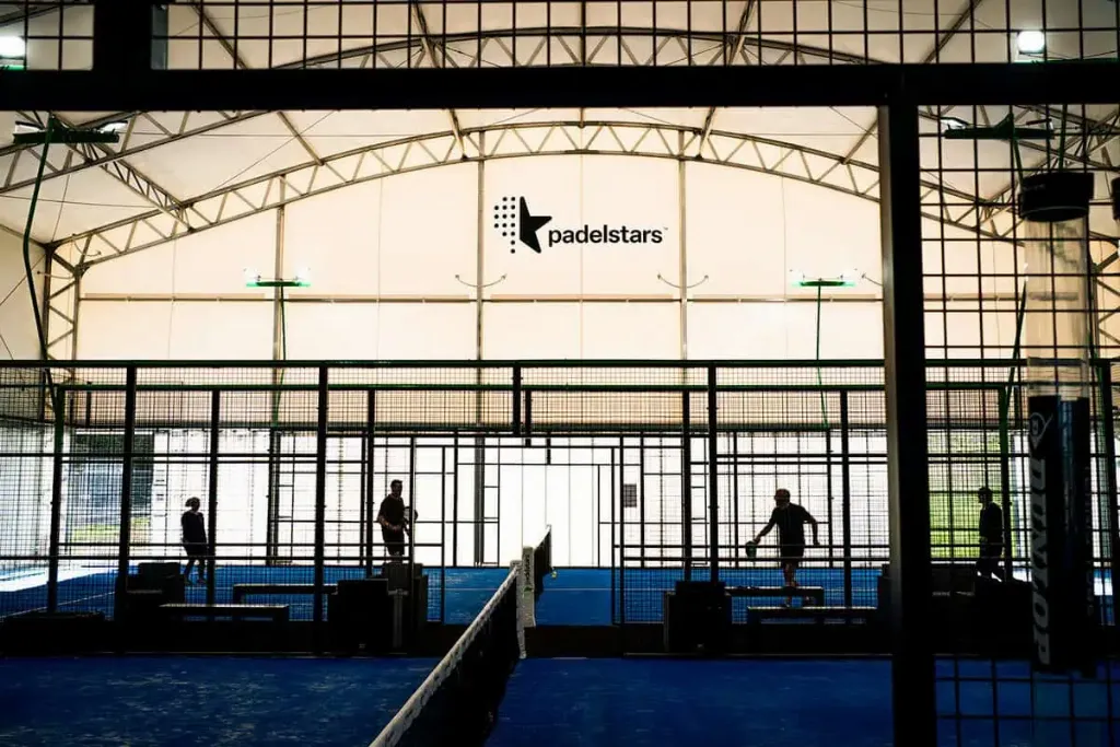 Padel court at Golfplex, Bracknell