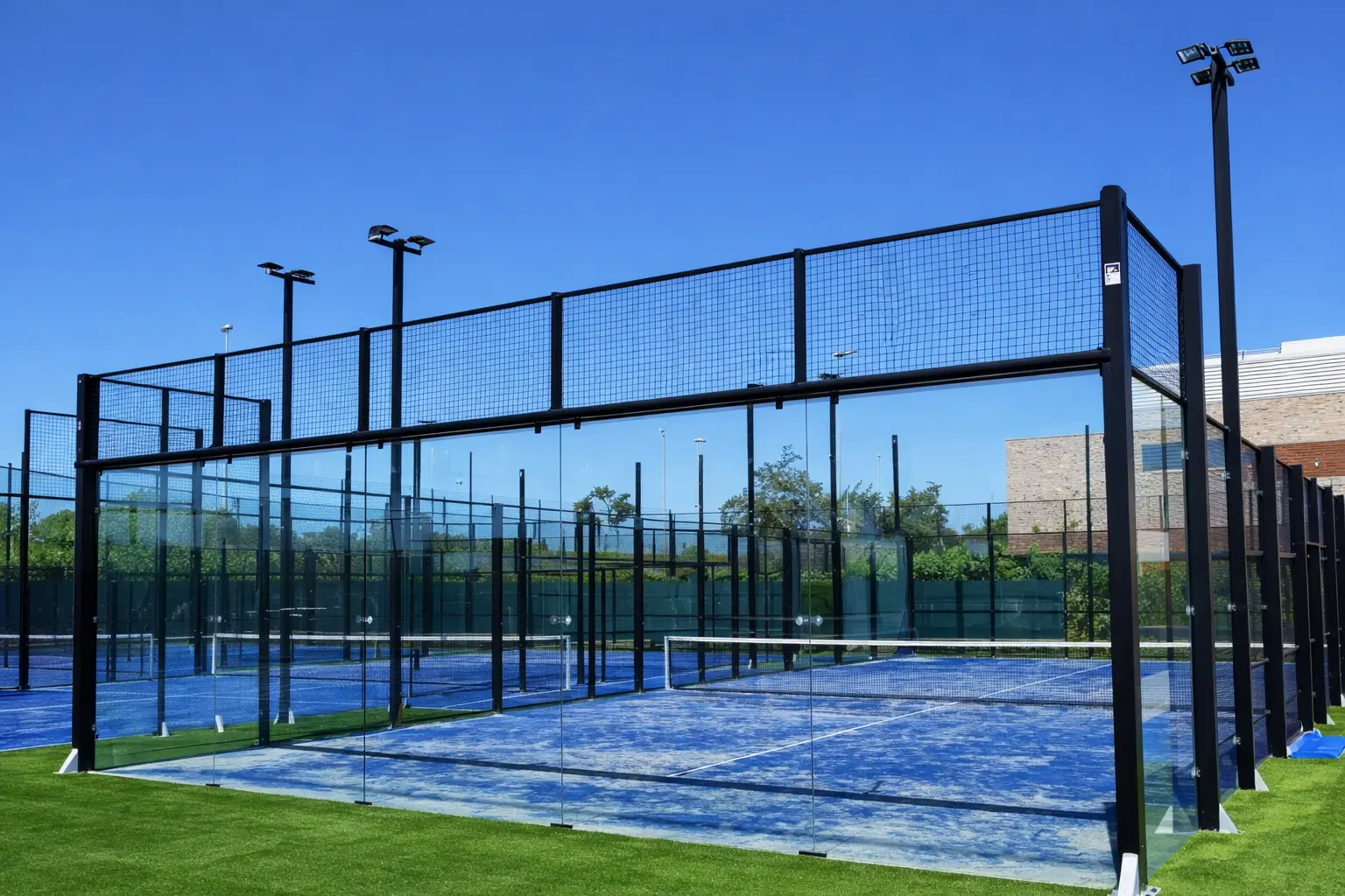 Panaromic Padel Court construction